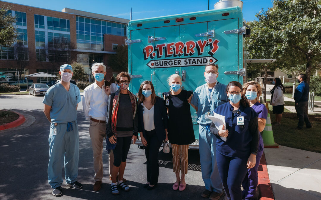 P. Terry’s Visits Dell Children’s Medical Center